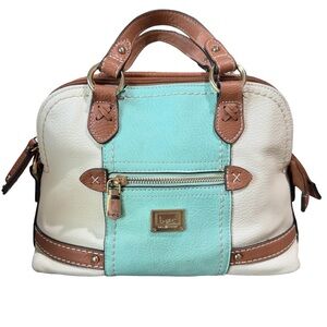 BOC Born Concept Dome Bag-Color Bone Mint Saddle handbag